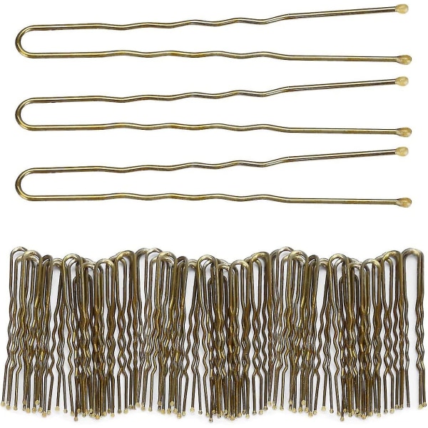 300 st U-formade hårnålar, hårklämmor för att fästa balettnät för kvinnor, 6-pack present