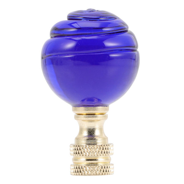 Lampe Topper Lys Knapp Dekorasjon Lys Tilbehør For Gulvlampe Bordlampe Blå 4.5x2.8cm Blue 4.5x2.8cm