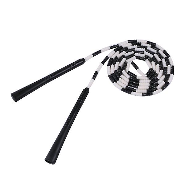 Farvede Perler Træningsreb Børnespringtov Børn Springtov Træning Springtov Sort 1 stk Black 1PCS