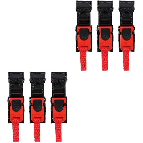 9 stk Hjelm Spænde Sikkerheds Hat Spænde Hjelm Forbrugsstoffer Hjelm Tilbehør 6 stk 8X2.5CM 6 pcs 8X2.5CM