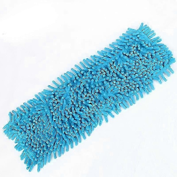 RYI)4-pakning Mikrofiber Moppehode Erstatningshode Støv Gulvklut Rengjøring Vaskbare Pad Moppehoder (Assorterte Farger), 12*40cm