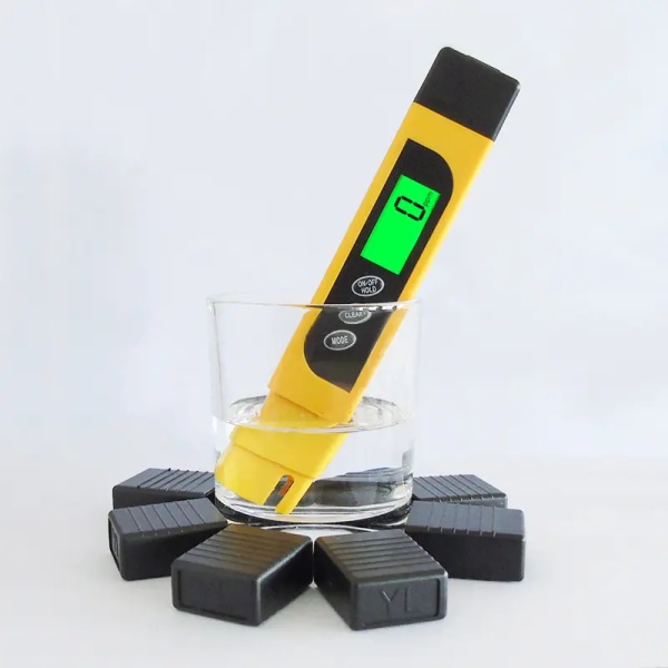 Digital PH-mätare för vatten, 0,05 ph högnoggrannhet Pen typ PH-testare för hydrokultur, hushållsdrickande, pool och akvarium