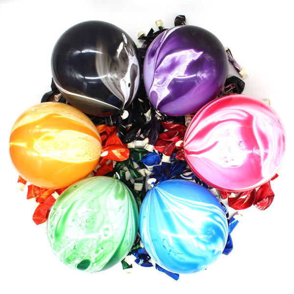 Ball Ball / Krystallballong / 10 tommer / 100 ballonger per pose / lyse farger / Luft- og heliumtilpasning / Festdekorasjon, Bursdagsballonger
