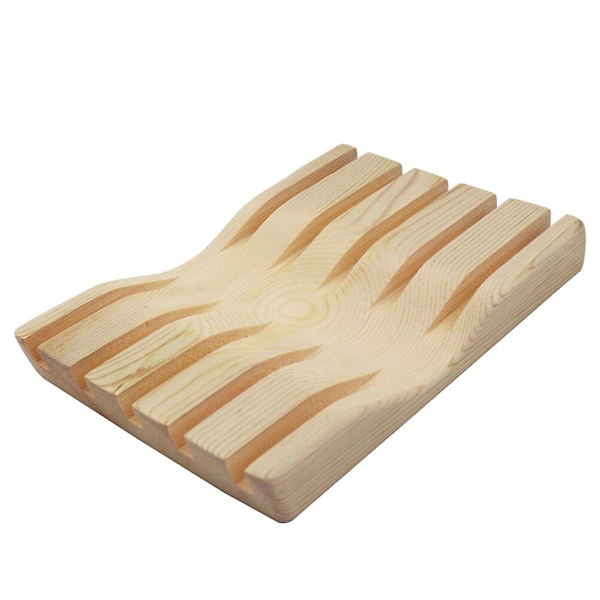 1 st. Frisörsaxhållare för förvaring, Hårfrisörverktyg Displayställ, Träfärg, 20x13,4 cm Wood color 20x13.4cm
