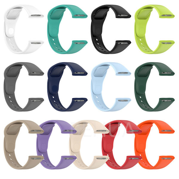 RYI_Silikonearmbånd til Redmi Watch 3 Armbåndsrem SmartBand Sportsarmbånd Bralet Erstatning Citrongrøn