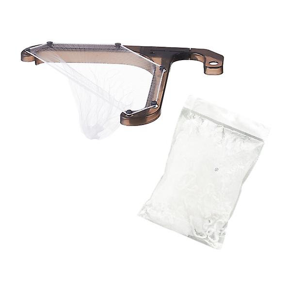 1 Sett Kjøkkenvask Holder Filter Trekantet Vask Avløpsholder Med Vask Fin Nett Mesh BagCoffee28X21 Coffee 28X21CM