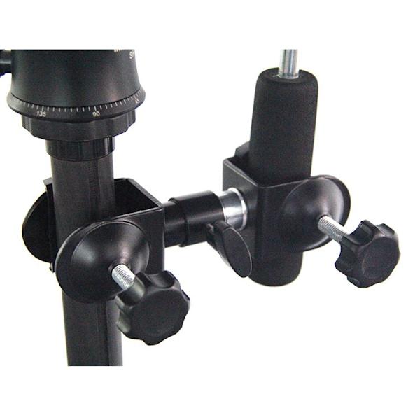 Metall Tripod Paraplyhållare, Utomhuskamera Tripod Paraplyhållare Metallklämma Fäste Stativklämma Fototillbehör (Metallklämma)