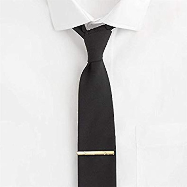 8 stk Slipsklips kompatibel med menn Slipsklipssett kompatibel med vanlige slips Slips Bryllup Business Clips