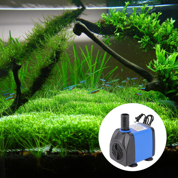 1 stk 220v 8w 1,2 meter Løfte Vannpumpe Minisize Vannpumpe For Fiskedam For Ismaskin (svart)Black6 Black 6X4CM