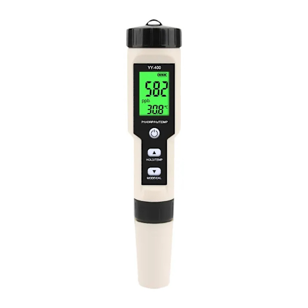 PH-måler til vand TDS EC Saltindhold Temperatur 5 i 1 Multifunktionel Høj Præcision PH-tester Vandafvisende Automatisk Kompensation Temperatur