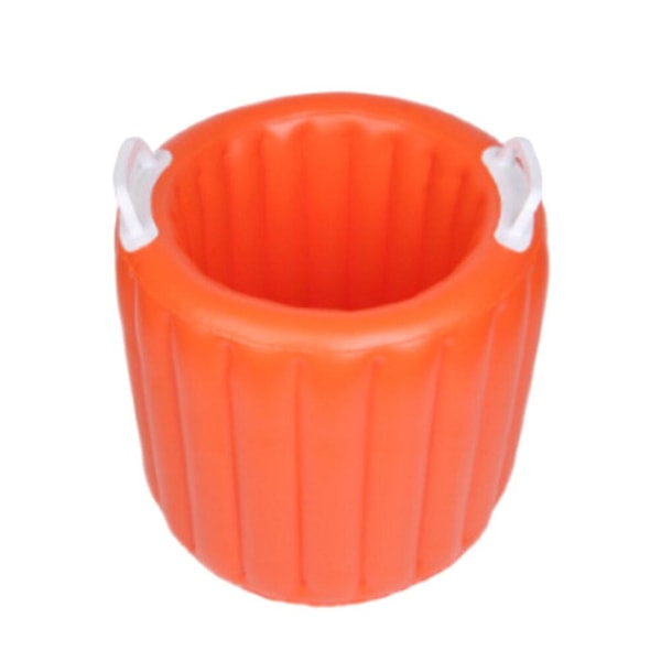 PVC Isposej Inflatable Spand, Foldbar Isposej, Orange Orange
