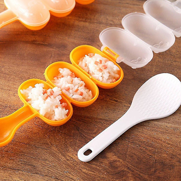Kreativitet Risbollsformar Sushi Form Maker Gör-det-själv Sushi Maker Onigiri Risform Kök Sushi Tillverkningsverktyg Bento Tillbehör
