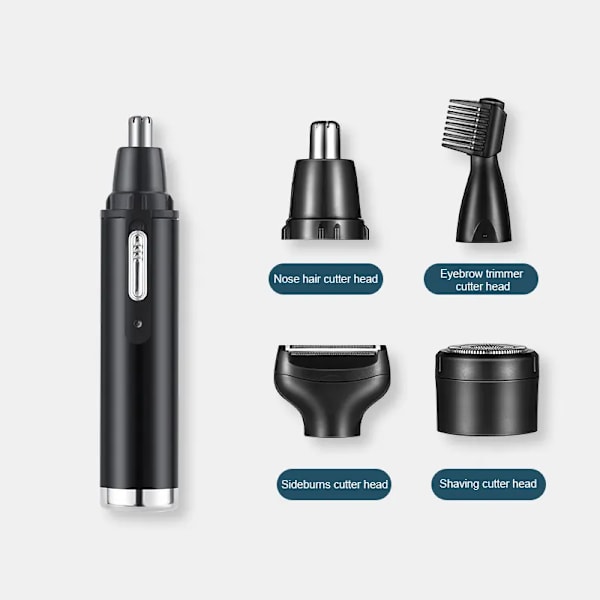 Öron- och Nästhårstrimmer för Män och Kvinnor Professionell USB Laddningsbar Nästhårstrimmer Näs Clippers Ögonbryn Ansiktshårstrimmer B