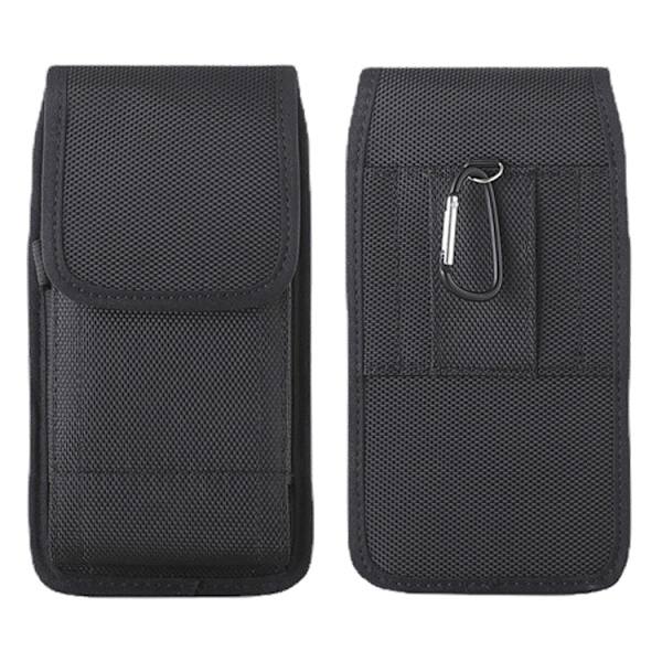 Liten mobiltelefonholster Vertikal Bältesväska för Män Kompatibel för Midjeväska Hängande Midja Universal Hängande Stil