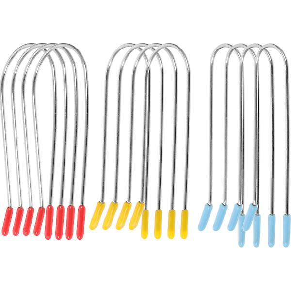 24 kpl Kuumakiharrinpidikkeet Kuumakiharrinpidikkeet Kiharrinpidikkeet Vaihto U-muotoiset pidikkeet Sekalaiset Assorted Color 7.5x3.3cm