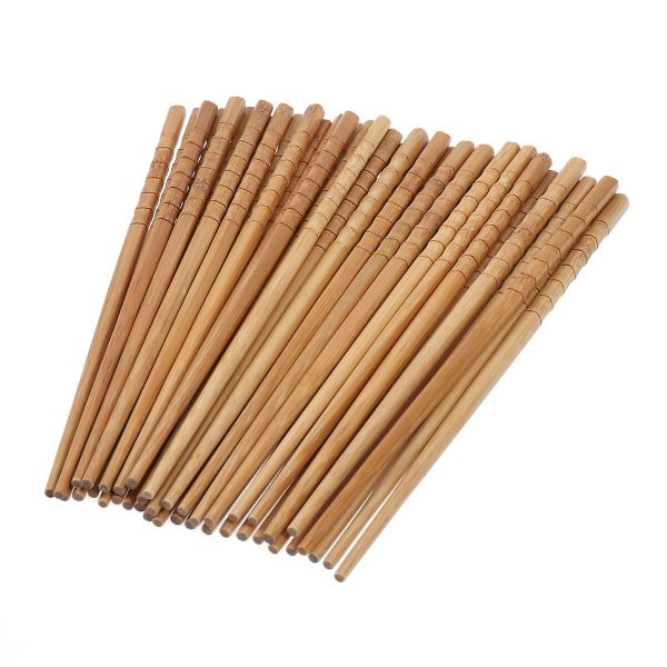 20 Pairs Bamboo Eating Chopsticks Reusable Chopsticks For Kitchen HotelM