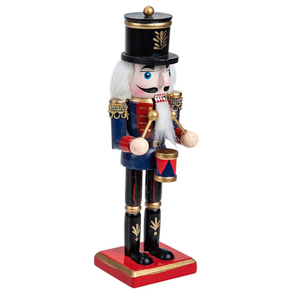Blå Borddekor Tre Nøtteknekker Figur Nøtteknekker Figurer Salg Julenøtteknekker Nøtteknekker Soldat Statue Navy25x7.5cm Navy 25x7.5cm