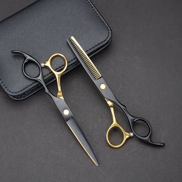 Hårklippesaks Sæt, Professionelle Hårklippesaks til Hjemmet, Barber Salon, Rustfrit Stål, Mænd Kvinder Kæledyr Barber