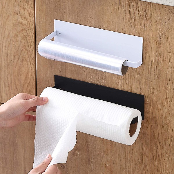 Paperirollinpidin, Keittiön Seinäpaperinpidin, Paperipyyhkeidenpidin Ilman Porauksia, Metalli Keittiörollinpidin, Itseliimautuva Keittiöpaperinpidin