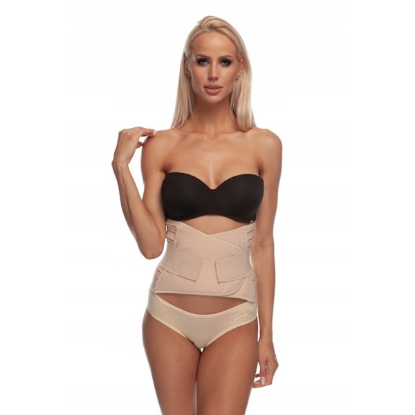M Storlek Postpartum Magband Midja Cinching Andningsbar Bälte Tummy Cinching Bälte