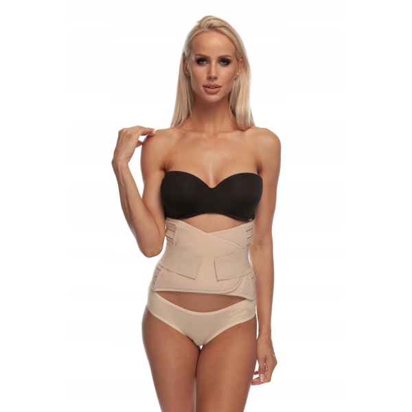 Postpartum Magband i Medelstorlek, Andningsbar Midjeband, Tummy Cinching Girdle