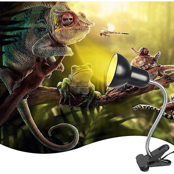 Reptillampe Skildpaddelampe Skildpaddevarmelampe Med Timer 360° Rotation UVb-lys Til Skildpadder Firben Blinde Slanger Etc._RY