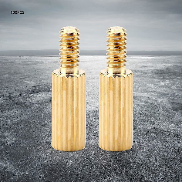 Han Hun Spacer 100 Stykker M2 Messing Enkelt Hoved Han Hun Spacer Kamera Pcb Gevind Søjle Bolte (m2*8+3)