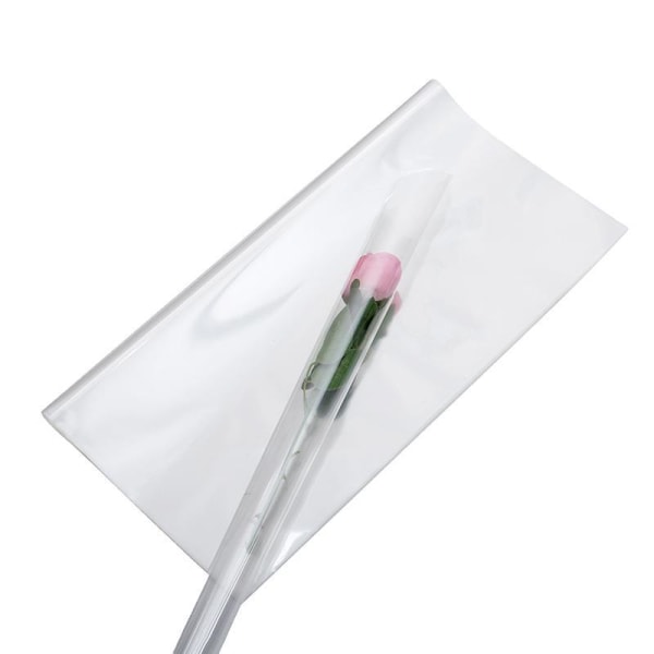 Läpinäkyvä pölypaperi läpinäkyvä kukka kukka käärepaperi vedenpitävä muovipaperi myymälä kimppu lasirulla 1 rulla 50 arkkia 70 * 70cm