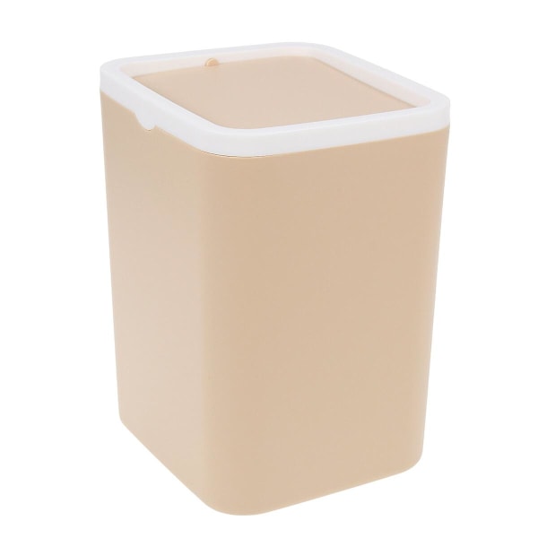 Bordssoppa, Plast, Mini Soptunna, Avfallskorg, Förvaringsbehållare, Khaki Khaki 10.8*16.5cm