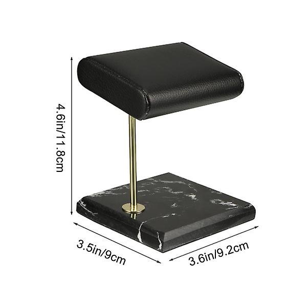 1 kpl Retro-tyylisen kellon telineen näyttöteline kellon korujen rannekkeen musta 11,8X9,2CM Black 11.8X9.2CM
