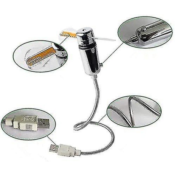 2x Uusi Mini USB LED Kello