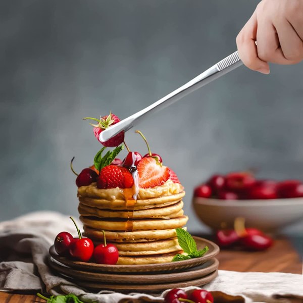 Ruokapihdit, Extra Pitkät Pihdit, Metalliset Pihdit Ruostumattomasta Teräksestä, Keittiön Ruokapihdit, Leivänpidin, Leivonnaisten Pihdit, Grillaus, Keittiön Pihdit Ruokien Kypsentämiseen, Meriruoka (