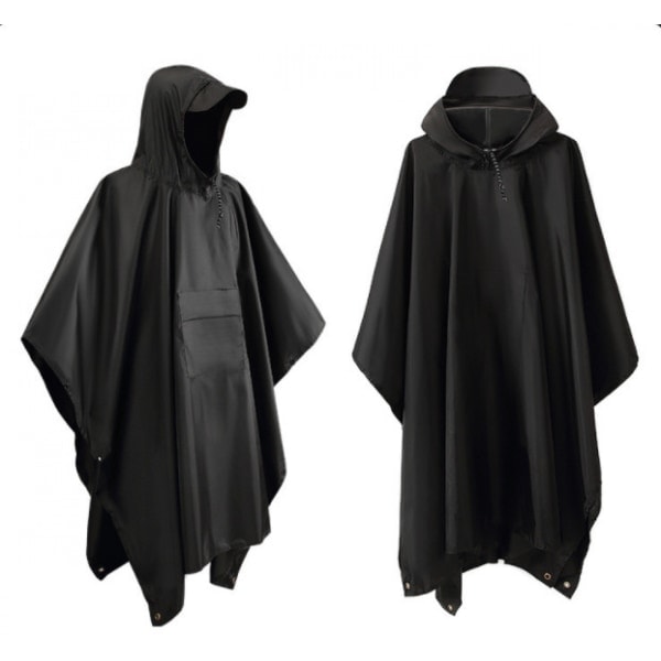RYI)Sadetakki ulkoiluvaellukseen, kolme-yhdessä poncho