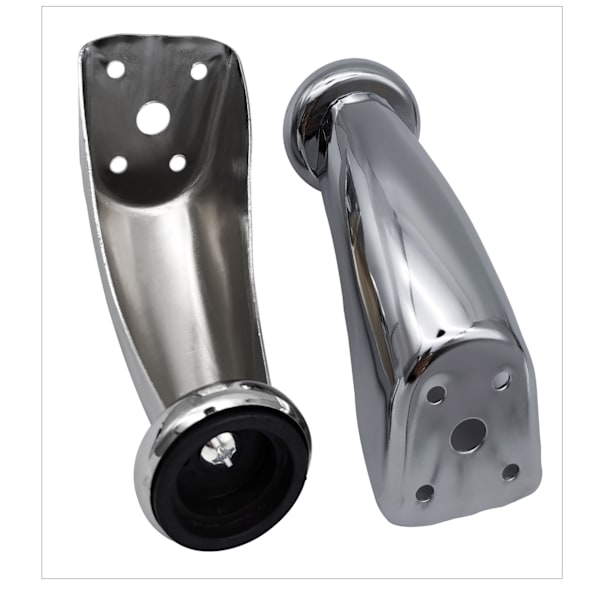 Säädettävät Huonekalujalat, 4 kpl, Metalliset Kaappijalat, Pöytäjalat, Tukijalat Ruuveilla Kotisohvalle, Pöydälle, Sovalle - 9,5 cm