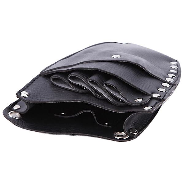 Saxpåse Holster Saxförvaringspåse Hårklippningssaxpåse Frisör Saxpåse Svart Black 22.2x16cm