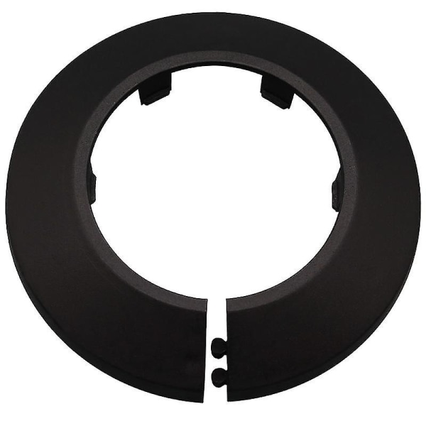 10pcs Pipe Cover Decoration 16/43/50mm Pp Plastic Water Pipe Escutcheon Black16mm