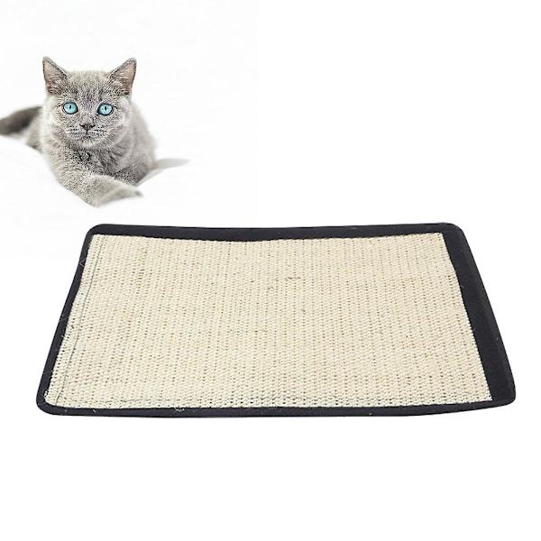 Kattbräda Kattklösmatta Bärbar Kattklösmatta Leksak Sisal Hampa Hållbar Möbel Soffa Bordsskydd Black L