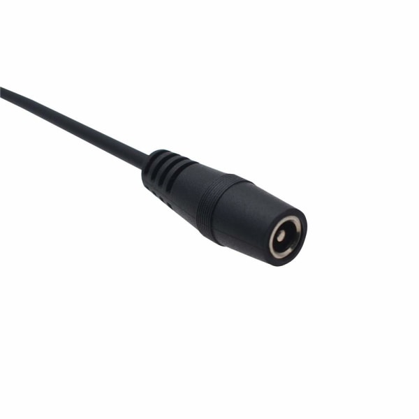 Strømkonverterkabeladapterplugg for elektrisk harmonisk elektrisk gitar effekpedal 5,5 mm 2,1/2,5 mm til 3,5 mm (2 i én pakke)