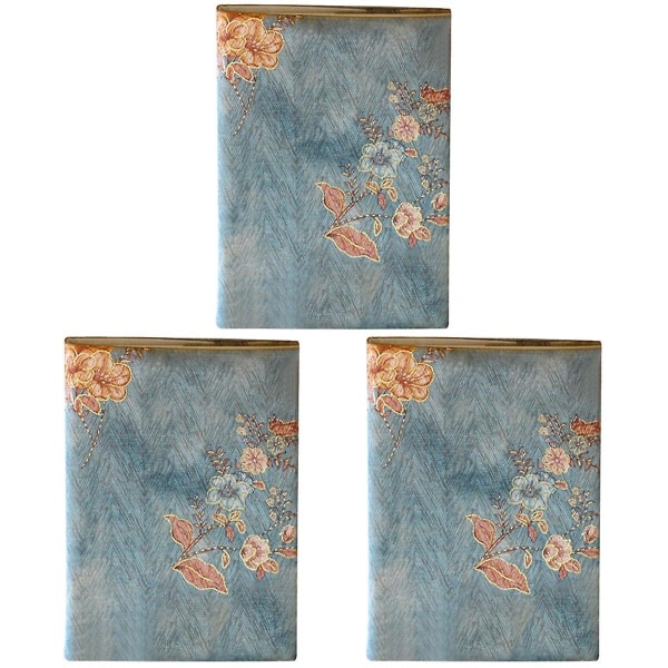 3 kpl Kirjan kansi A5 kokoinen Kirjan kansi Säädettävä muistikirjan kansi Kirjan suojus 3 kpl 21X14.8X2CM 3 pcs 21X14.8X2CM