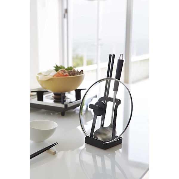 Tower Ladle Holder - Låg Stativ Til Køkkenredskaber, Sort Black