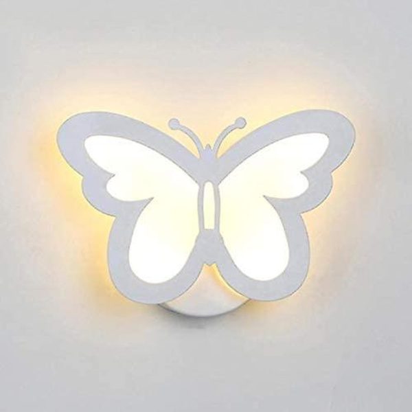 Væglampe Butterfly Form Væglampe Butterfly Lampe Led Lys Stue Gang Sengelampe Hjem Decor Natlys