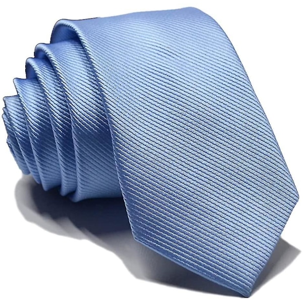 Herrslips, retro affärsslips, handsydd slips för män, 6 cm slips svart lila