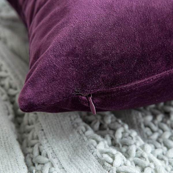 Set med 2 Dekorativa Sammetskuddfodral Soffa Kuddfodral Super Mjukt Mjuk Dekoration Hem Vardagsrum Sovrum För Soffa 2 Stycken 30x30cm Fuchsia