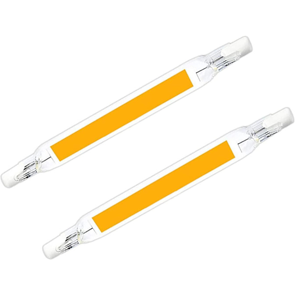 R7s LED Pære 118mm 10W Lineær Halogen Pære 2 stk LED Cob R7s Pærer Spotlight Pærer Dobbelt Endet J118 Spotlight Til Have Landskab Garage
