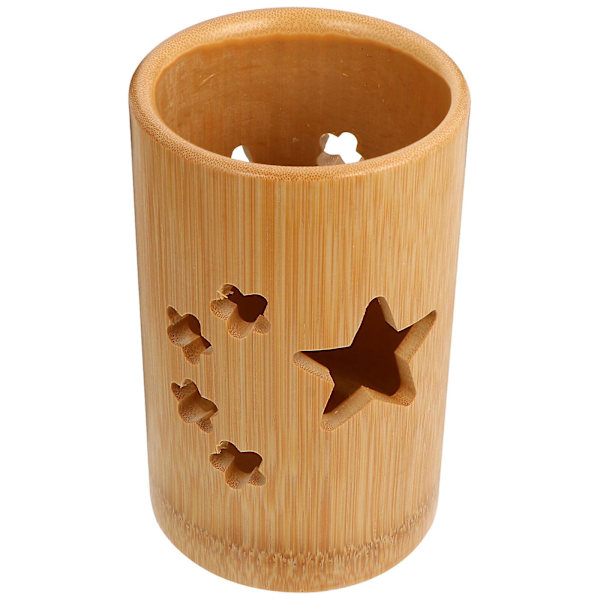 Bambubeståndare för köksredskap Premium Köksredskapsställ Praktisk Redskapsbehållare Star16X10X10CM Star 16X10X10CM