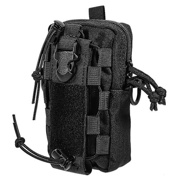 Vedenpullon Kotelo Kannettava Kettle-laukku Olkahihna Vyötärö Urheilukattila Laukku Kannettava Vaelluslaukku Puhelin Kettle Laukku Musta 17X10X5CM Black 17X10X5CM