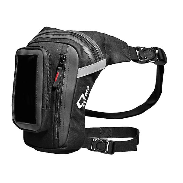 Midjeväsk Women Bike Drop Leg Bag Detecting Lårpack Lår Midjeväsk Midjeväsk Drop Leg Bag Tool Black 26.5X18cm