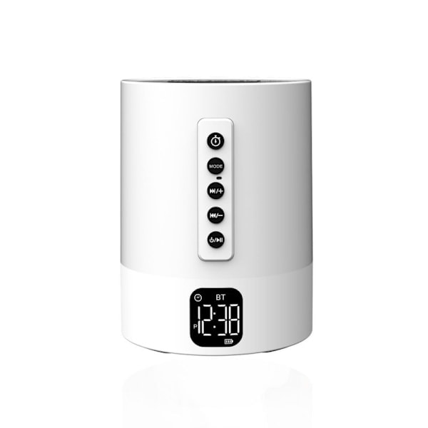 Modern Liten Bordslampa - Vit Opalglasskärm, Varm LED-lampa, 3-vägs Dimbar, Touchkontroll_RY