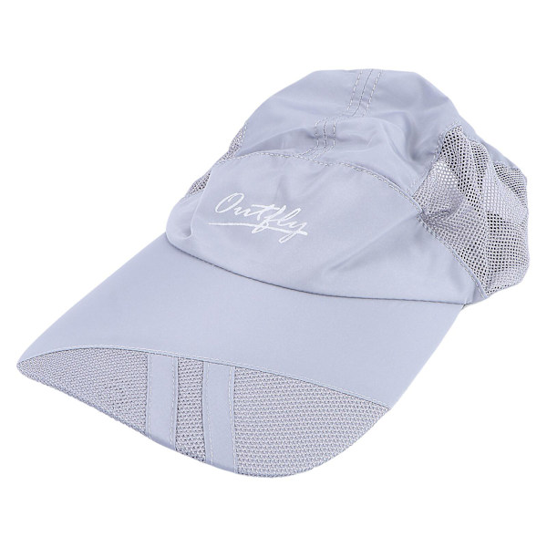 Vuxen Baseballkeps med Lång Brätte, Solhatt med UV-Skydd för Klättring, Vandring, Camping (grå)Grå25* Grey 25*25*1cm