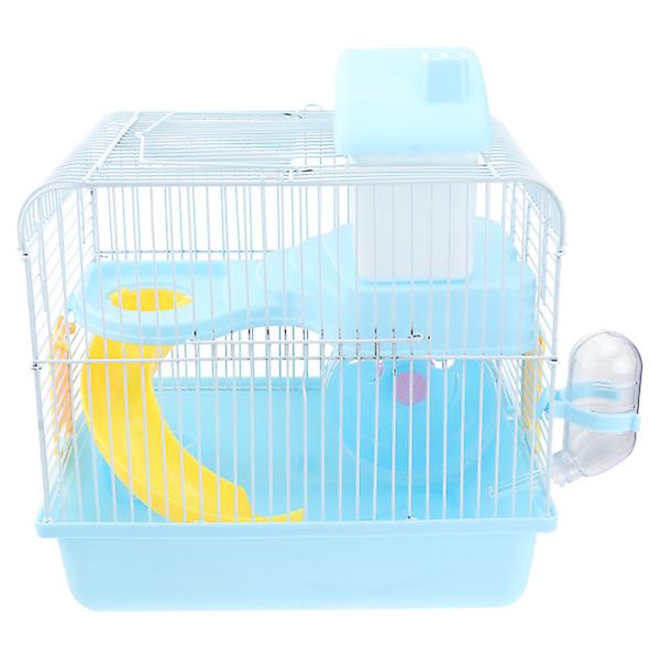 Kaninbur, Udendørs Kaninbur, Rottebur, Bur Villa, Lille Dyr, Hamster Rejsebur, Hamster Gerbil Bur, Blå Blue